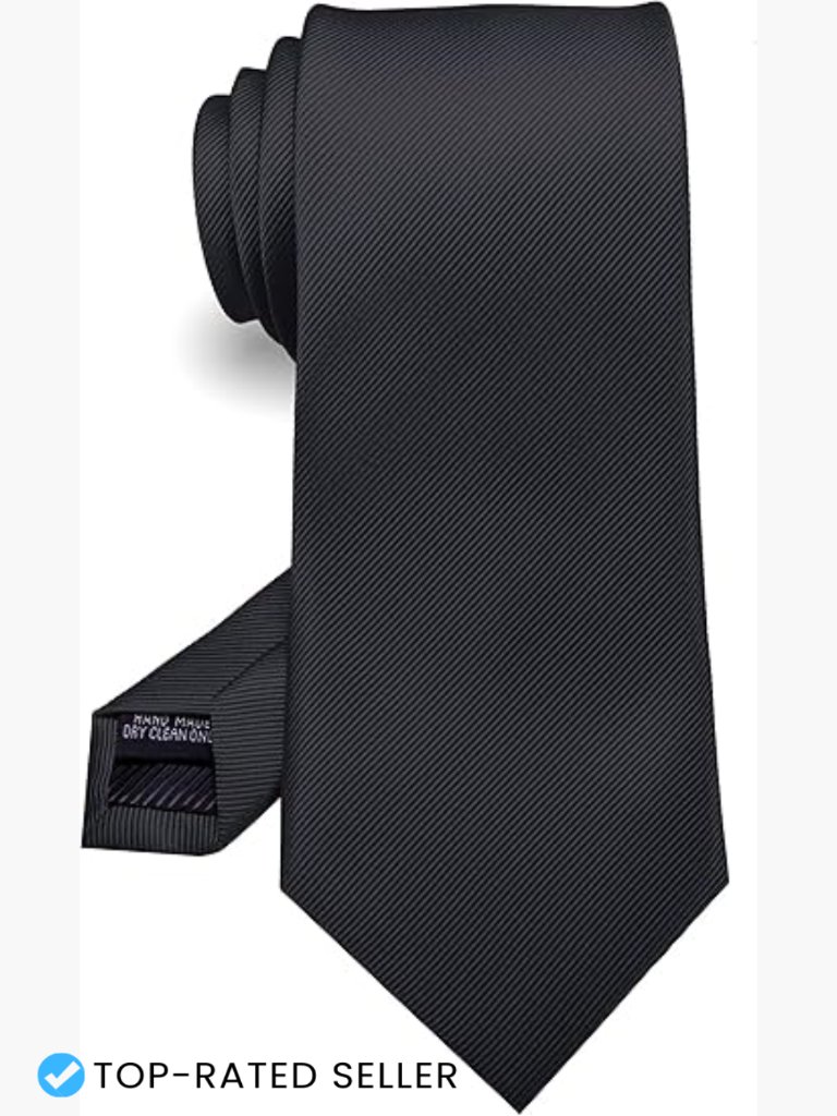 Silk Blend Formal Necktie Classic Elegant Kipper Tie For Men